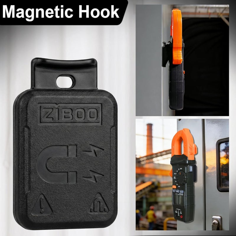 ZIBOO 69445 Magnetic Hanger Compatible with Klein Tools Clamp Meters and Multimeters with Powerful Rare Earth Magnets Compatible with Klein Tools CL120, CL220, CL320, CL390, CL600, CL700, CL800 - Image 5